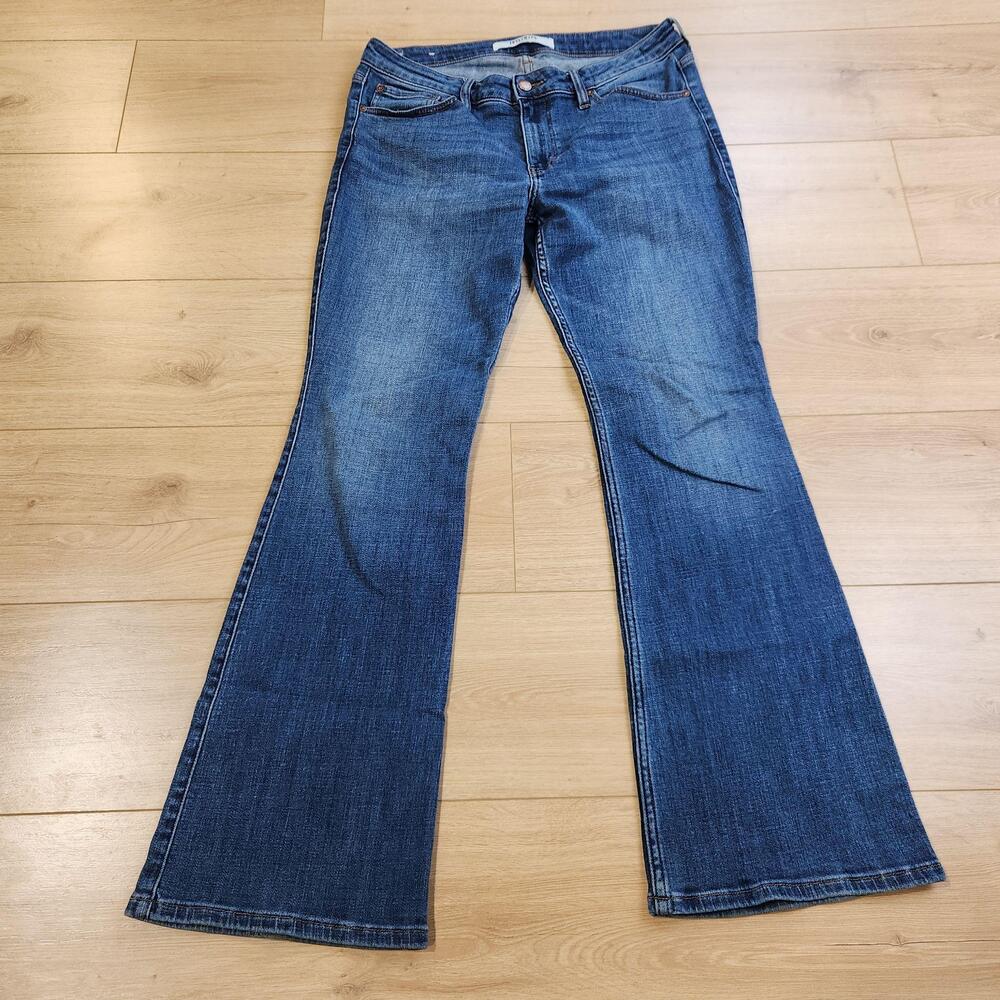 Idyllwind Rebel Jeans Womens 12W/32L Medium Blue Mid Rise Bootcut Stretch Denim